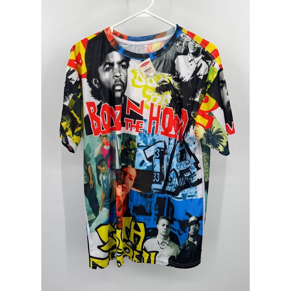 Freeze Boyz N The Hood All Over Print T-Shirt Mens Large NWT Movie Graphic‎ Tee